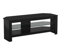 AVF Calibre Plus 1.15m TV Stand With Glass Shelf, For TVs Up To 55" in Black AVF Black