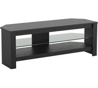 AVF Calibre CA115BOX 1150 mm Corner TV Stand for up to 55" TVs Black Oak, Black