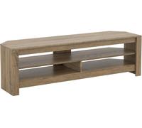 AVF Calibre CA140GO 1400 mm TV Stand for up to 65" TVs Rustic Sawn Oak, Brown,Silver/Grey
