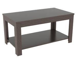 AVF Calibre CAT90GRE Coffee Table - Wood Veneer & Grey