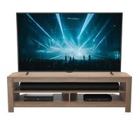 Avf Calibre Sound 1.4M Tv Stand With Sliding Shelf, For Tvs Up To 65" - Rustic Sawn Oak