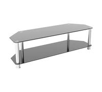 Glass TV Stand 1.4m - Black