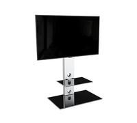 AVF Lesina Silver Column TV Stand for 32 to 65 inch