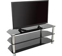 AVF Corner Glass TV Stand, 125cm, for 60 Inch TVs