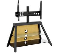 AVF Easel 925 mm TV Stand with Bracket for up to 65" TVs - Oak / Walnut / Black/ White, Black