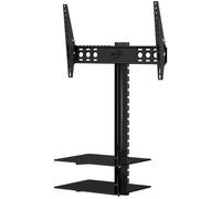 Avf ESL822B 480 mm TV Bracket with AV Shelving for up to 60" TVs - Black, Black