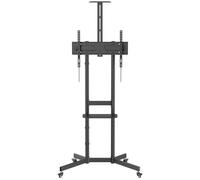 AVF Height Adjustable Mobile TV Cart for 37-70" TVs - Black, Black