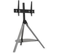 AVF Hoxton FSL1000HOXGB Tripod TV Stand with Bracket for up to 70 TVs- Black & Grey, Black,Silver/Grey