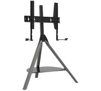 AVF Hoxton FSLK1001HOXGB Tripod TV Stand with Bracket - Black & Grey, Black,Silver/Grey