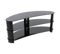 Avf Jelly Bean 1.2M Curved Tv Stand, For Tvs Up To 60" - Black