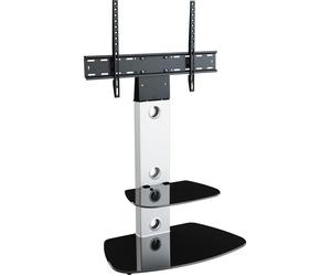 Avf Lucerne 700 mm TV Stand with Bracket for up to 65" TVs - Silver, Silver/Grey