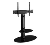Avf Lugano 80Cm Oval Pedestal Tv Stand, For Tvs 32-65" - Black