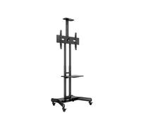 AVF Multibrackets M Public Floorstand Basic 150 With Shelf & Camera Holder, For Tvs 32-60"- Black