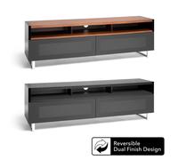 AVF Panorama 1.6m TV Stand with Reversible Top, for TVs up to 80" in Walnut AVF Walnut