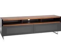 AVF Panorama Plus PM160WBX 1600 mm TV Stand for up to 80" TVs Black & Walnut, Black,Brown