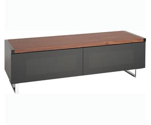 AVF Panorama PM120WB 1200 mm Reversible Top TV Stand for up to 60 TVs - Walnut or Black, Black,Brown