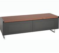 AVF Panorama PM120WB 1200 mm Reversible Top TV Stand - Walnut or Black, Black,Brown