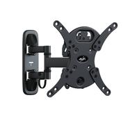 MAHARA TV Wall Mount Bracket - Premium Full-Motion TV & Monitor Bracket, With Arm, Tilt & Swivel upto 43" Screens and 25kg - Easy Installation - All Fixings Included