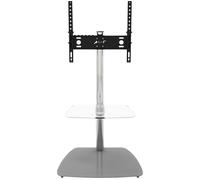 AVF Reflections Iseo 600 mm TV Stand with Bracket for 32-65" TVs Grey, Black,Silver/Grey