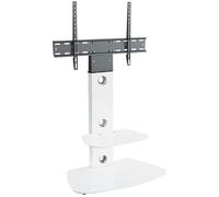 AVF Reflections Lucerne FSL700LUCSWW 700 mm TV Stand with Bracket for 65" TVs - White, White