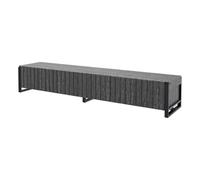 Avf Ridgewood 2.28M Tv Stand With Drop Door, For Tvs Up To 100" - Rustic Black Grain