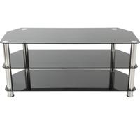 AVF SDC1000 TV Stand - Black & Chrome, Black