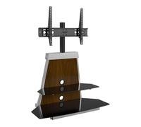 AVF Stack 900 mm TV Stand with Mount for up to 90" TVs - Oak / Walnut / Black / White, Black