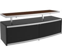 AVF Stage 1250 mm TV Stand for up to 55" TVs - Black / Walnut, Black,Brown