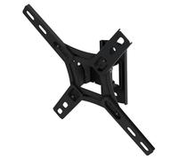 AVF Steel Tilt and Turn Monitor Wall Mount for 13" to 39" Screens in Black | Adjustable 5° up/15° down tilt, 180° swivel, portrait or landscape viewing, slim profile, VESA 75x75mm-200x200mm, MRL22-A