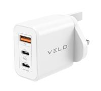 VELD Super-Fast 3 Port GAN Wall Charger - 65W