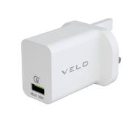 AVF Super-Fast USB 18W Wall Charger in White AVF White