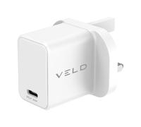 AVF Super-Fast USB-C 20W GaN Wall Charger in White AVF White