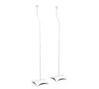 AVF Surround Sound Speaker Stands, Pair, Universal, White, Slimline Design
