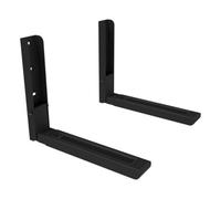 Universal Microwave Wall Bracket Black