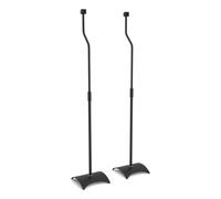 Avf Universal Speaker Floor Stands Pair - Height Adjustable 80-107Cm - Cable Management - Black