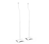 Avf Universal Speaker Floor Stands Pair - Height Adjustable 80-107Cm - Cable Management - White