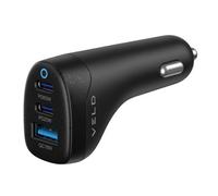 VELD Super Fast Car Charger - 3 Port 100W USB Multi Charger - Universal - QC 3.0 PD Fast USB - Cigarette lighter Port - Major Brand Compatible
