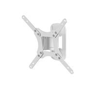 AVF White TV Wall Mount - Multi Position TV or Monitor Bracket for Screens Up to 43" and 20kg - Armed Bracket With Swivel & Tilt - MRL22W