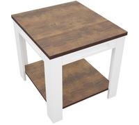 AVF Whitesands FT50WSSW Side Table - Wood & White