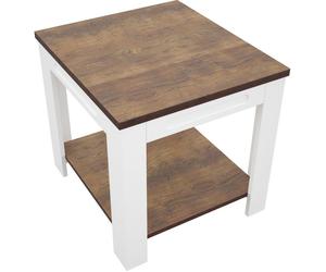 AVF Whitesands FT50WSSW Side Table - Wood & White