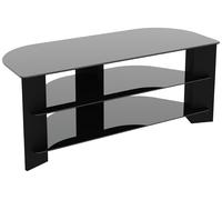 AVF Wood Effect Up To 55 Inch TV Corner Stand - Black