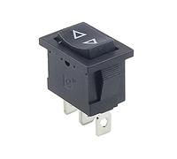 AVFORA 1PCS KCD1 2PIin 3Pin Boat Car Rocker Switch 6A/10A 250V/125V AC Red Yellow Green Blue Black Button KCD1 Switches (Color : Self Reset 3pin Jt)