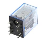 AVFORA 1pcs MY2P HH52P MY2NJ Relay Coil General DPDT Micro Mini Electromagnetic Relay Switch with LED AC 110V 220V 380V DC 12V 24V 36V (Size : AC 220V)