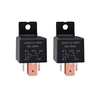 AVFORA 2 Pcs JD2912-1Z 24V DC 80A 5 Pin SPDT Power Electromagnetic Relay Truck Boat Vehicle Automotive Car Relay Switch