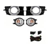AVFORA Fog Light For Toyota For Wish 2009 2010 2011 2012 Halogen Led Fog Light Car Fog Kit Bumper Lamp Daytime Running Light DRL Daylight Fog Lights(LED Yellow)