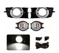 AVFORA Fog Light For Toyota For Wish 2009 2010 2011 2012 Halogen Led Fog Light Car Fog Kit Bumper Lamp Daytime Running Light DRL Daylight Fog Lights(LED White)