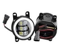AVFORA Front Headlight For Jaguar XR837532 Bright LED Fog Lights LED Angel Eye Daytime Running Lights FogLight Assembly