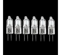 G4 Vegetable Lamp Bulb,20W 30W Dimmable Glass Halogen Lamp 6V 12V 24V 110V 230V,2800K Warm White,6 PCS 20W 12V