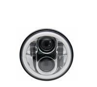 AVFORA Head Light 5.75 Inch LED Headlight Projector Halo Ring H4 Motorcycle 5 3/4" DRL Turn Signal For Sportster For Dyna For Iron 883 For Triumph Lamp Motorcycle Head Lamp(Short Wire)