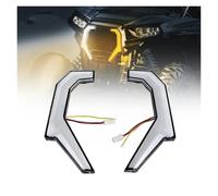 AVFORA Head Light For Polaris For RZR XP 4 1000 2014-2018 RZR 900 XC 900S LED For Accent Front Signature Lights ATV UTV Turn Signal Fang Light DRL Motorcycle Head Lamp